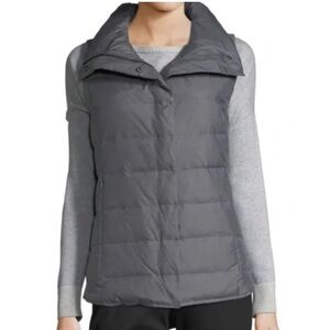 Eileen Fisher Quilted Down Puffer Vest size Sm